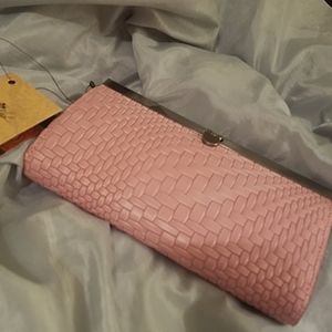 Patricia Nash cauchy blush woven detail embossed